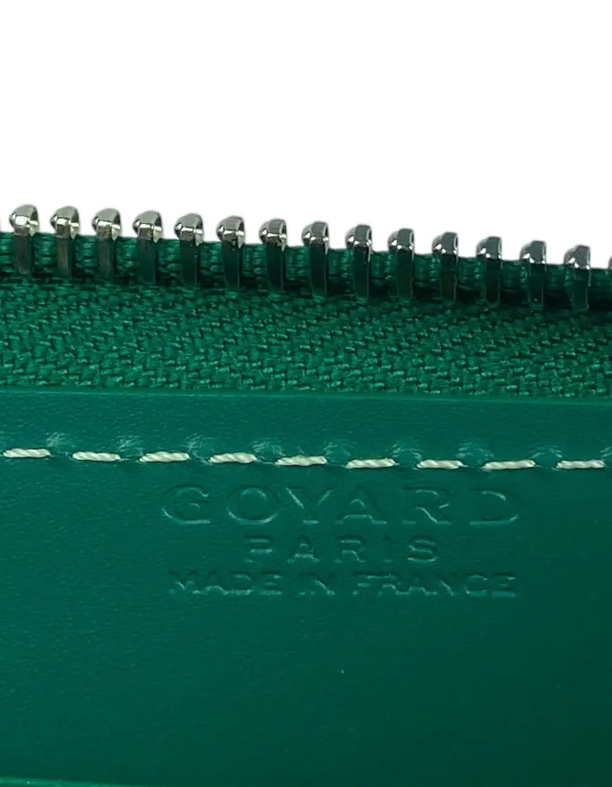 Goyard Goyardine Green Matignon GM Wallet