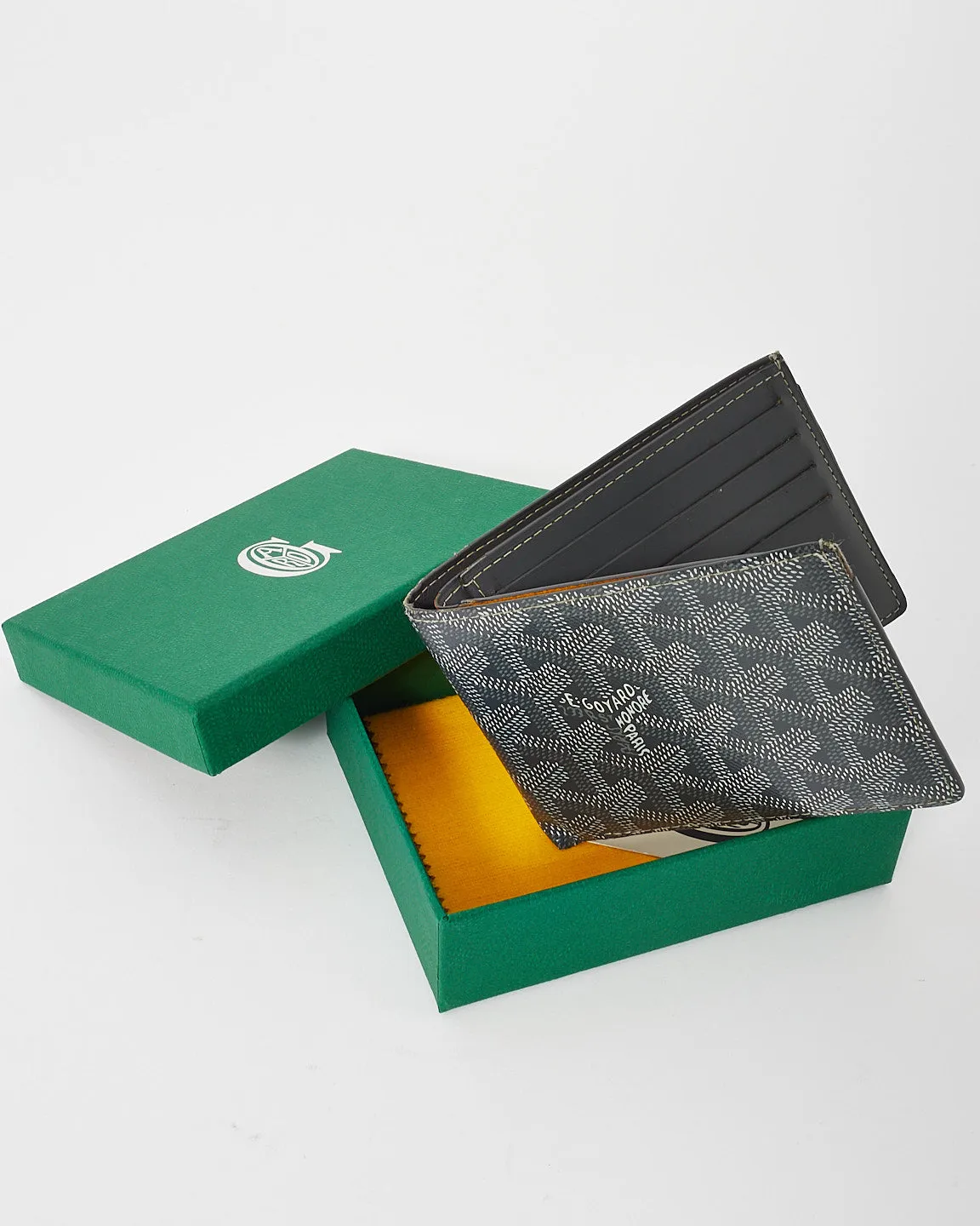 Goyard Grey Goyardine Print Victoire Bi-Fold Wallet