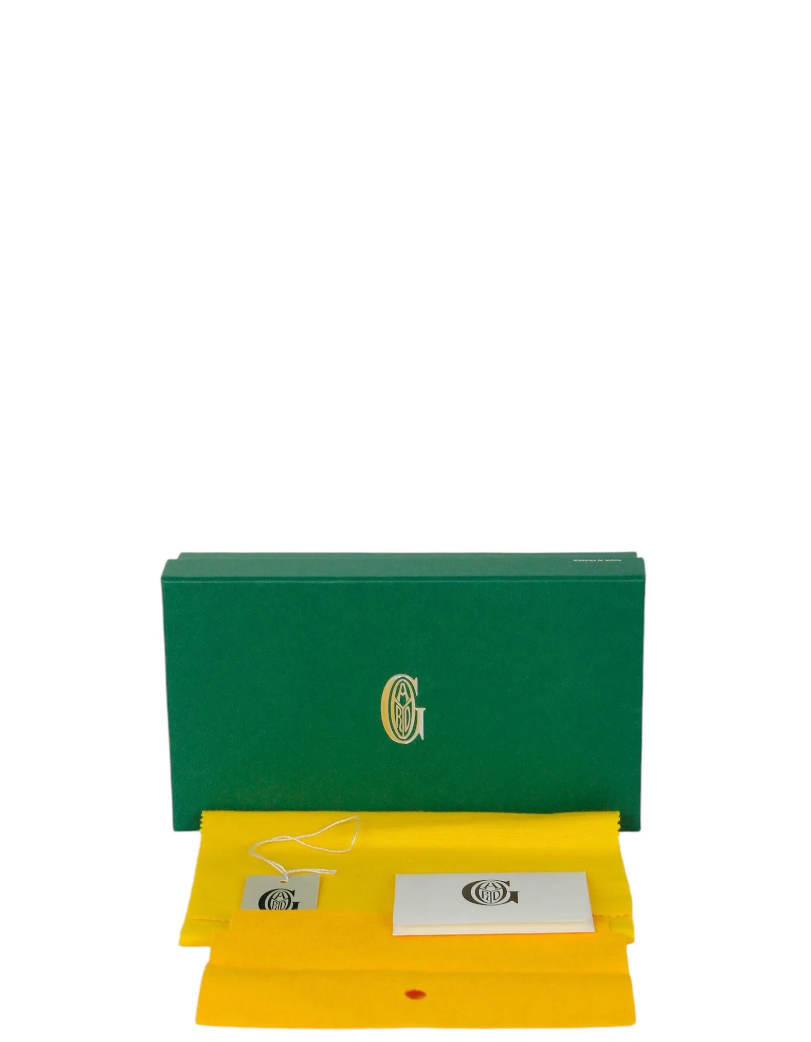 Goyard White Goyardine Monte Carlo Mini Case Wallet