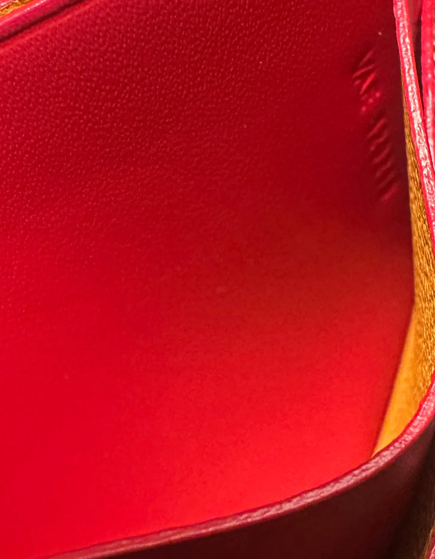 Goyardine Red Saint Sulpice Card Holder