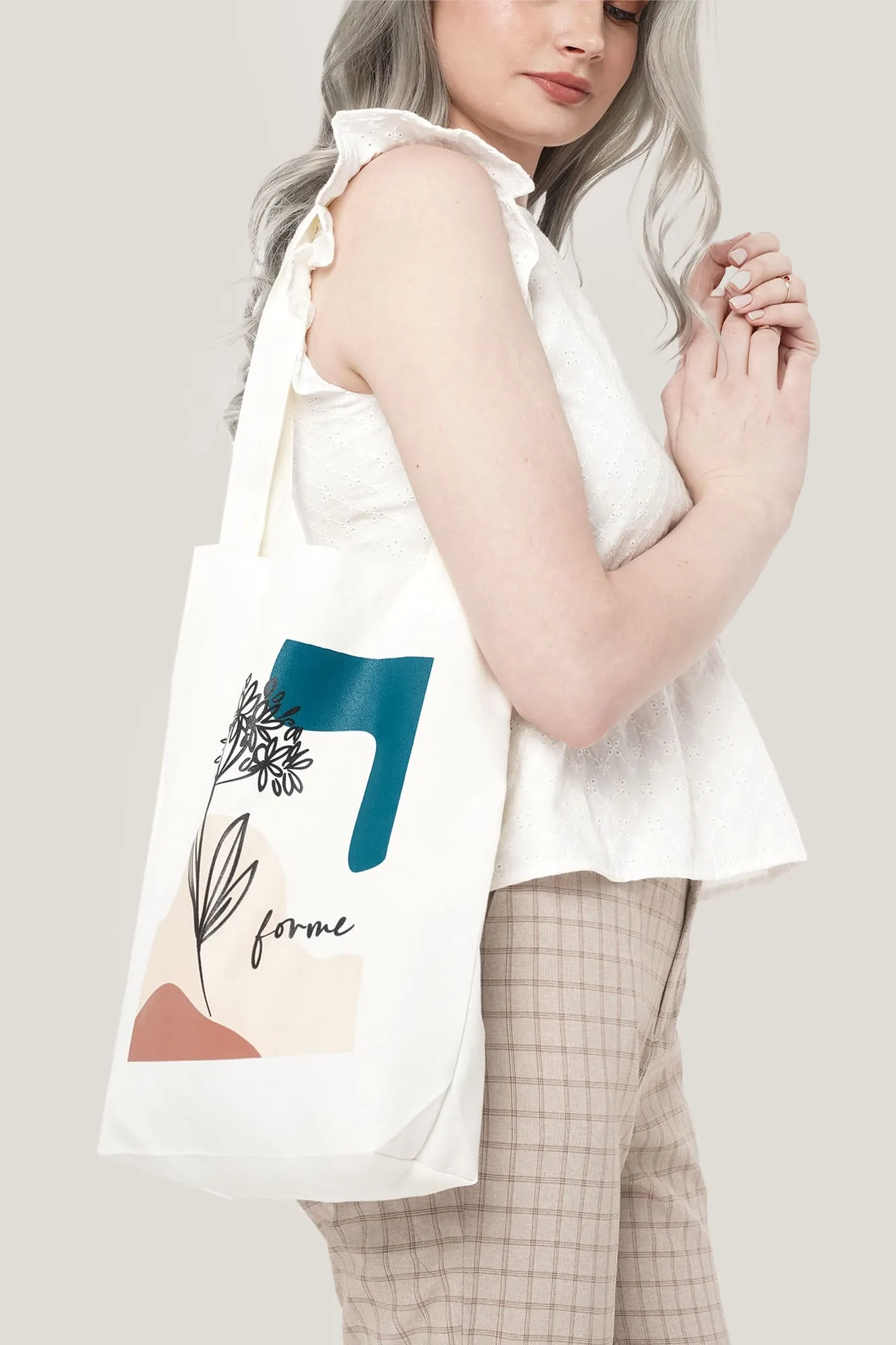 Graphic Canvas Tote Bag