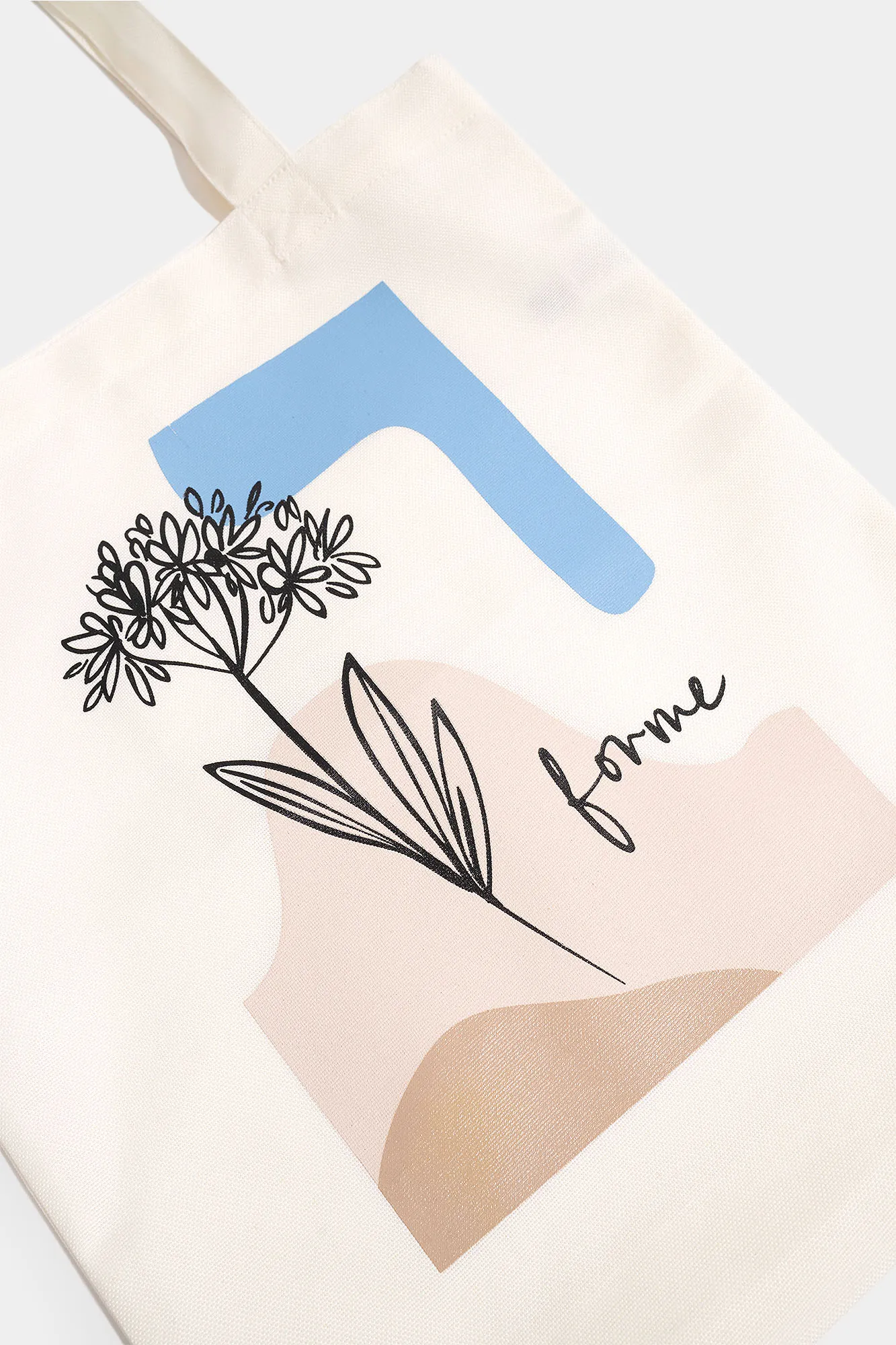 Graphic Canvas Tote Bag