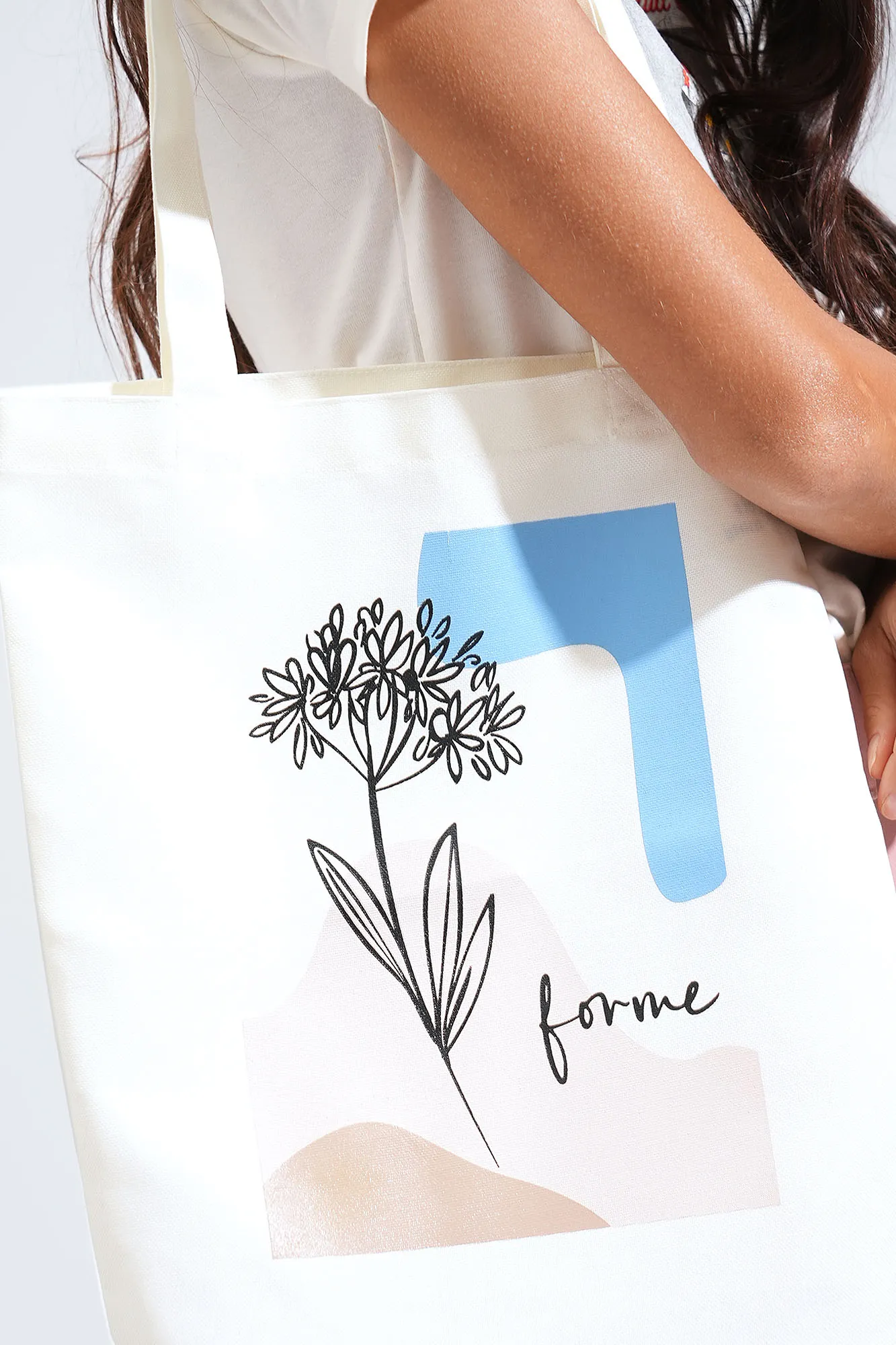 Graphic Canvas Tote Bag