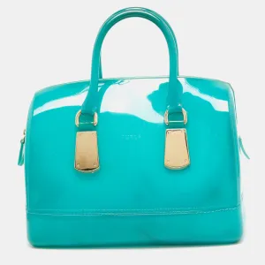 Green Rubber Candy Satchel