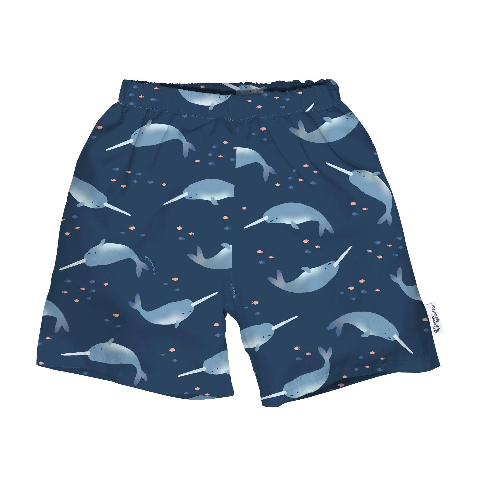 GREEN SPROUTS Eco Swim Trunks with Built-in Diaper