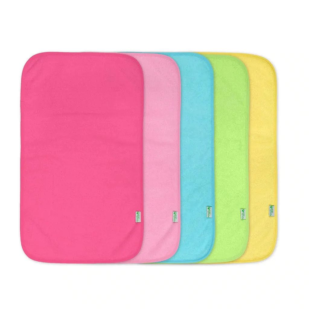 Green Sprouts Stay-Dry Burp Pads (5-Pack) Pink Set
