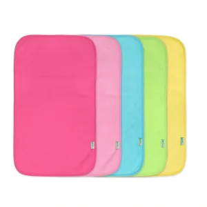 Green Sprouts Stay-Dry Burp Pads (5-Pack) Pink Set