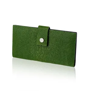 Green  Stingray Leather Wallet