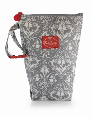Grey Damask Diaper Pack