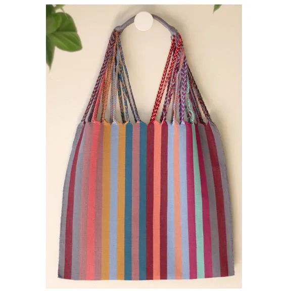 Gruesita Grey Las Rayas Tote