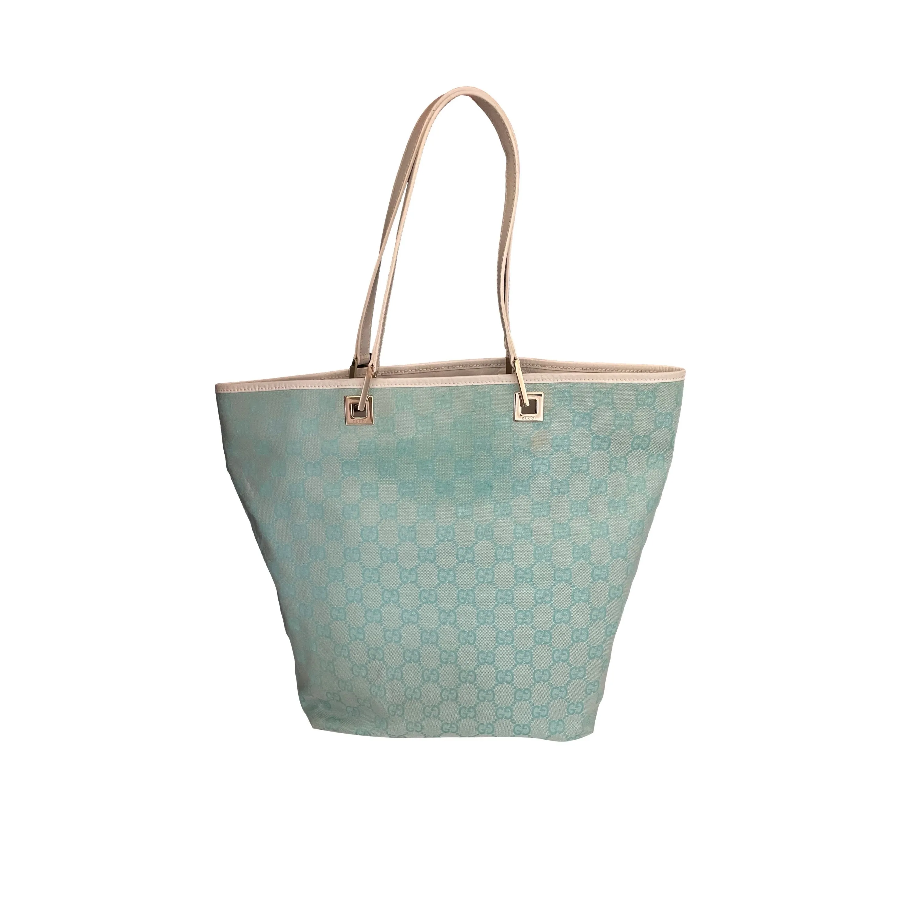 Gucci Baby Blue Monogram Tote