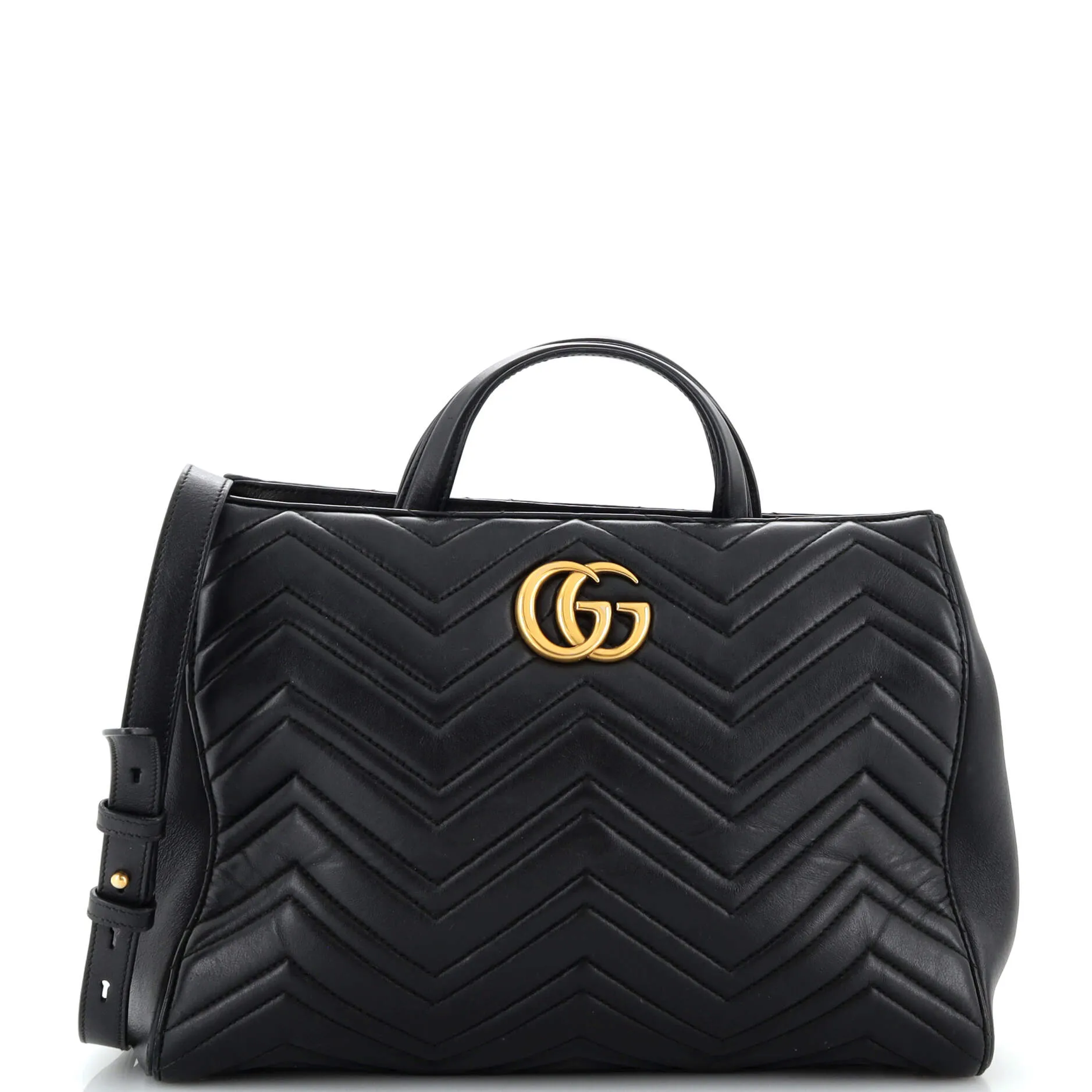 GUCCI GG Marmont Tote Matelasse Leather Medium