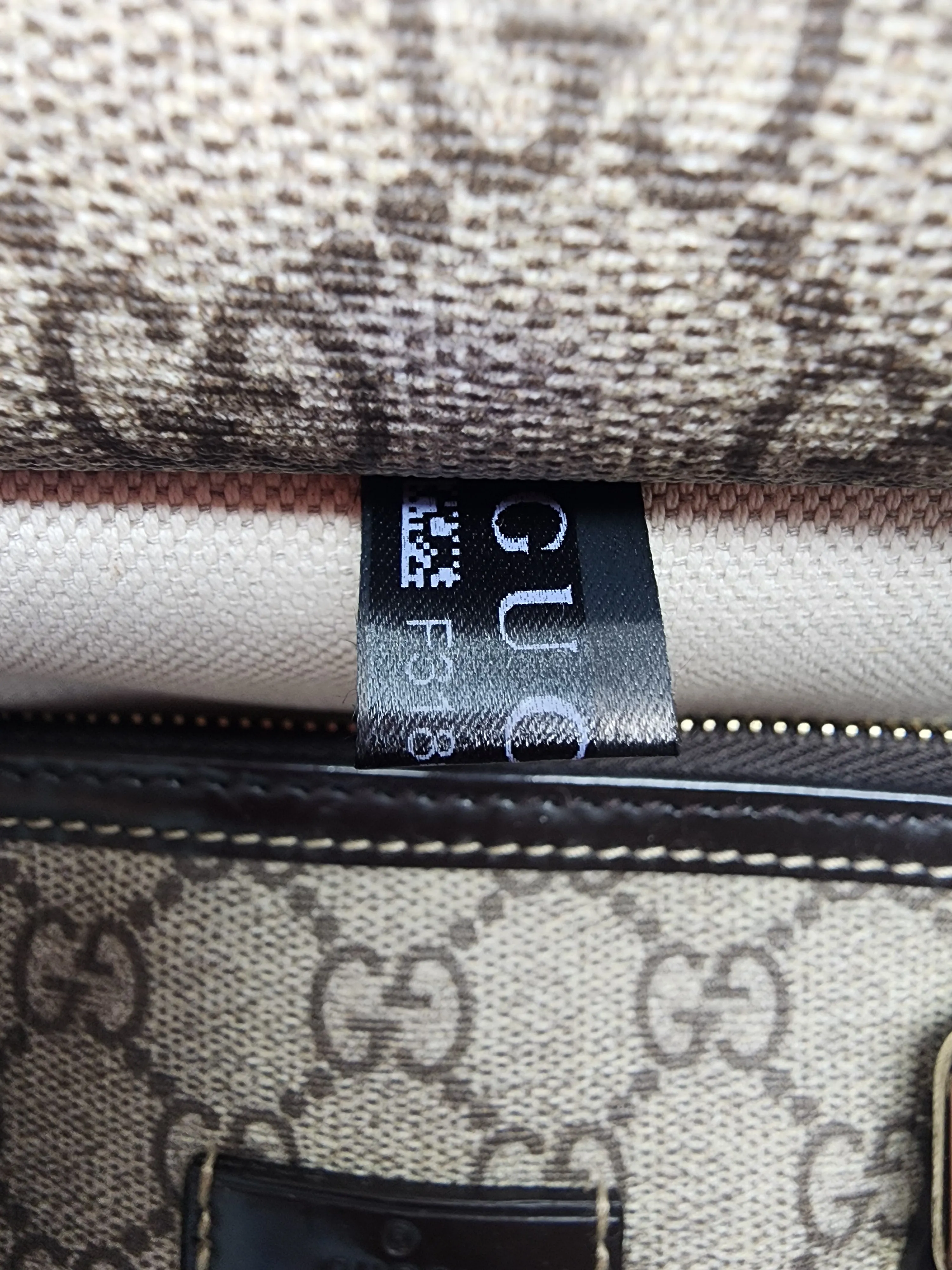 Gucci GG Plus Monogram Tattoo Heart Medium Joy Boston Dark Brown