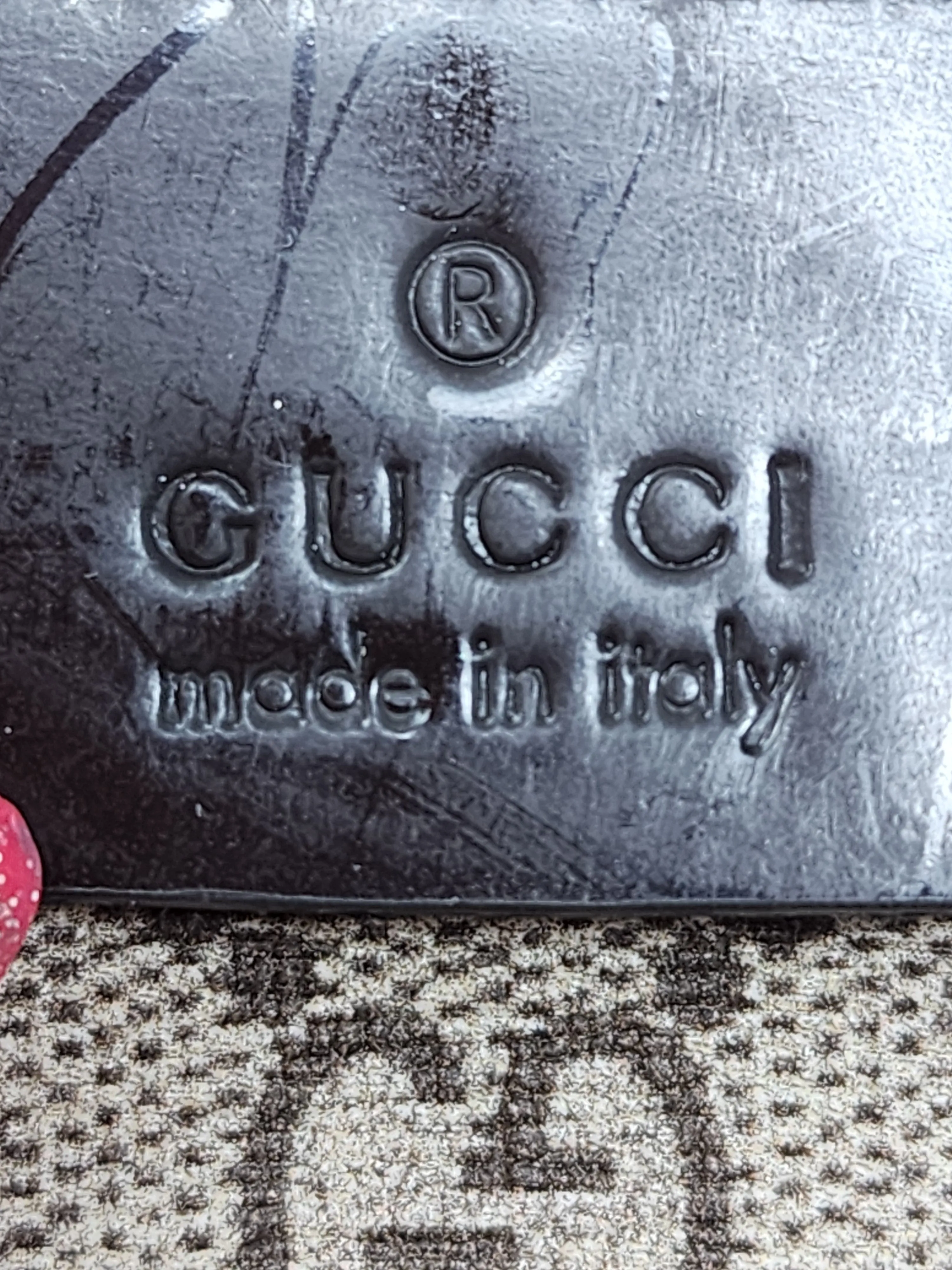 Gucci GG Plus Monogram Tattoo Heart Medium Joy Boston Dark Brown