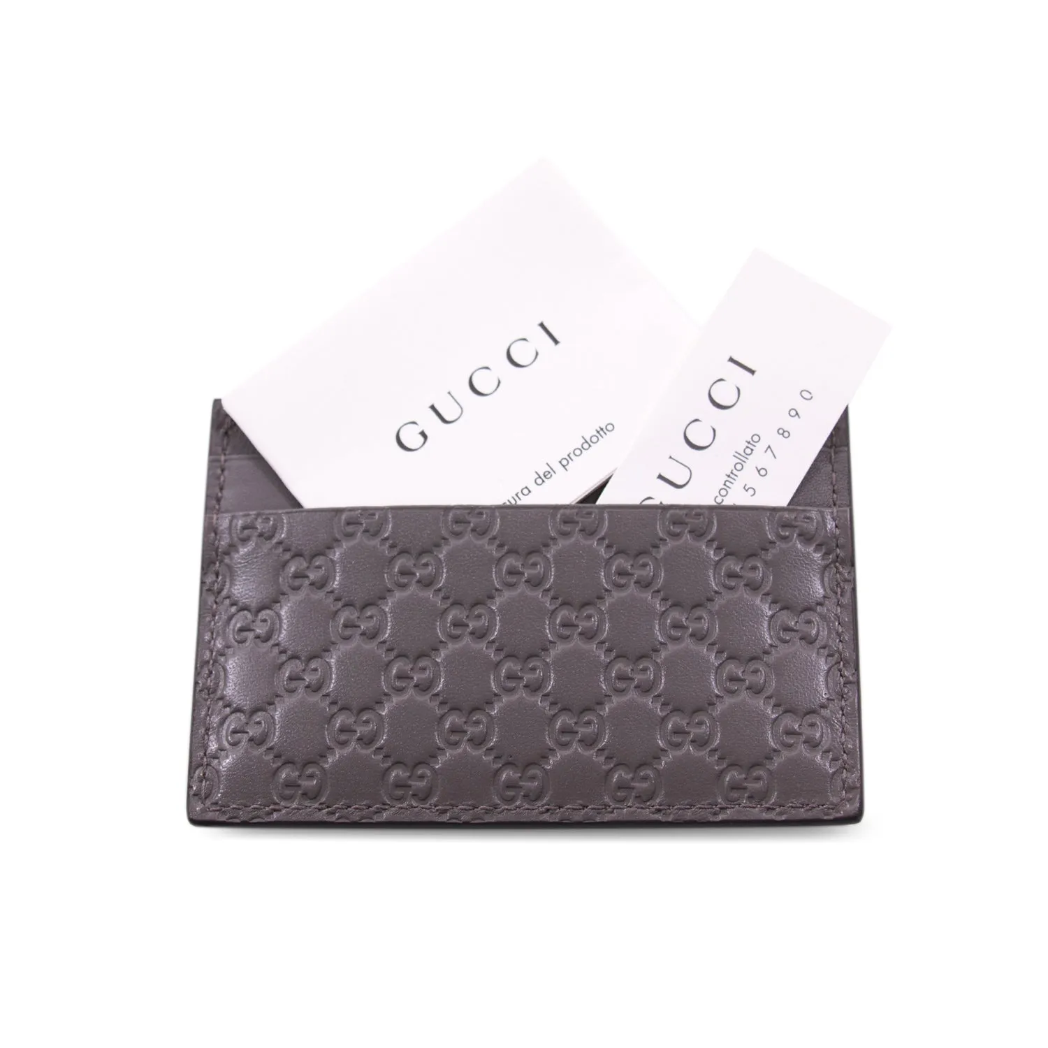 Gucci Guccissima Signature Card Holder