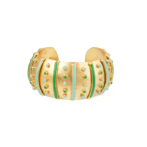 Gypset Cuff with Green and Turquoise