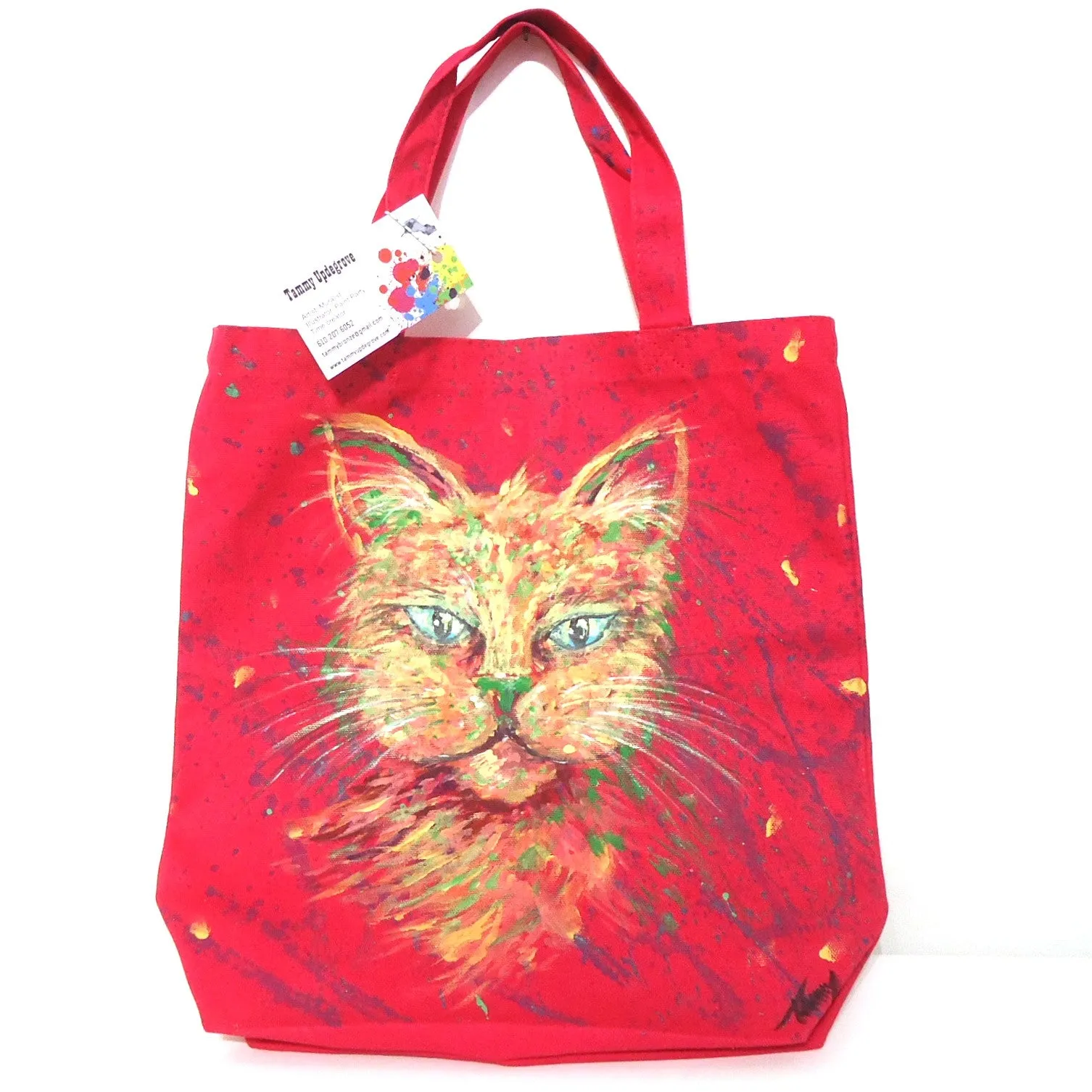Hand Painted Tote Bag