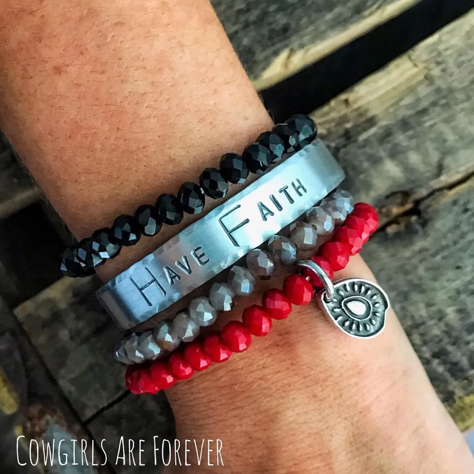 Have Faith | Hand Stamped Cuff Bracelet