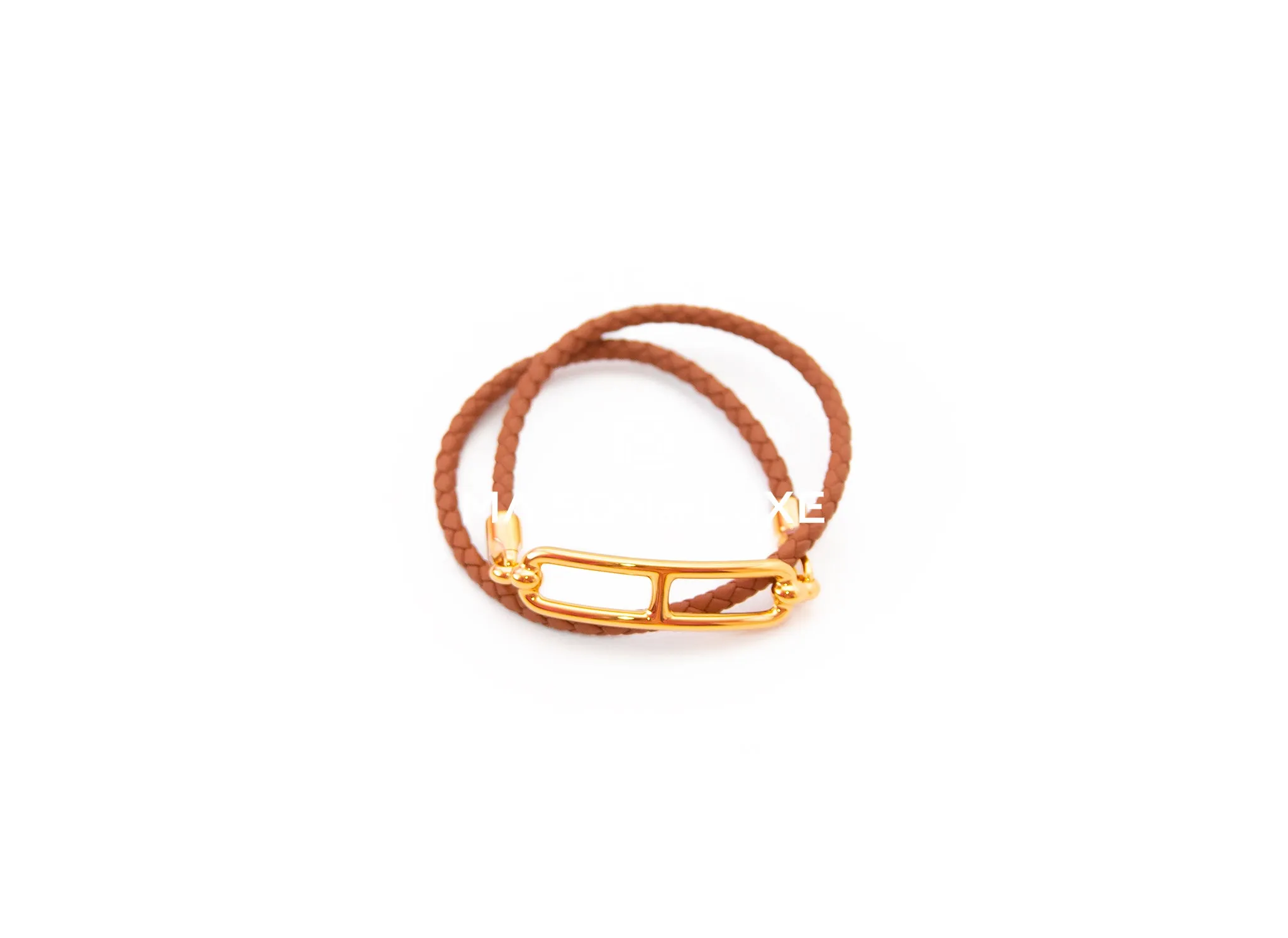 Hermes Gold Roulis Double Tour T2 Bracelet