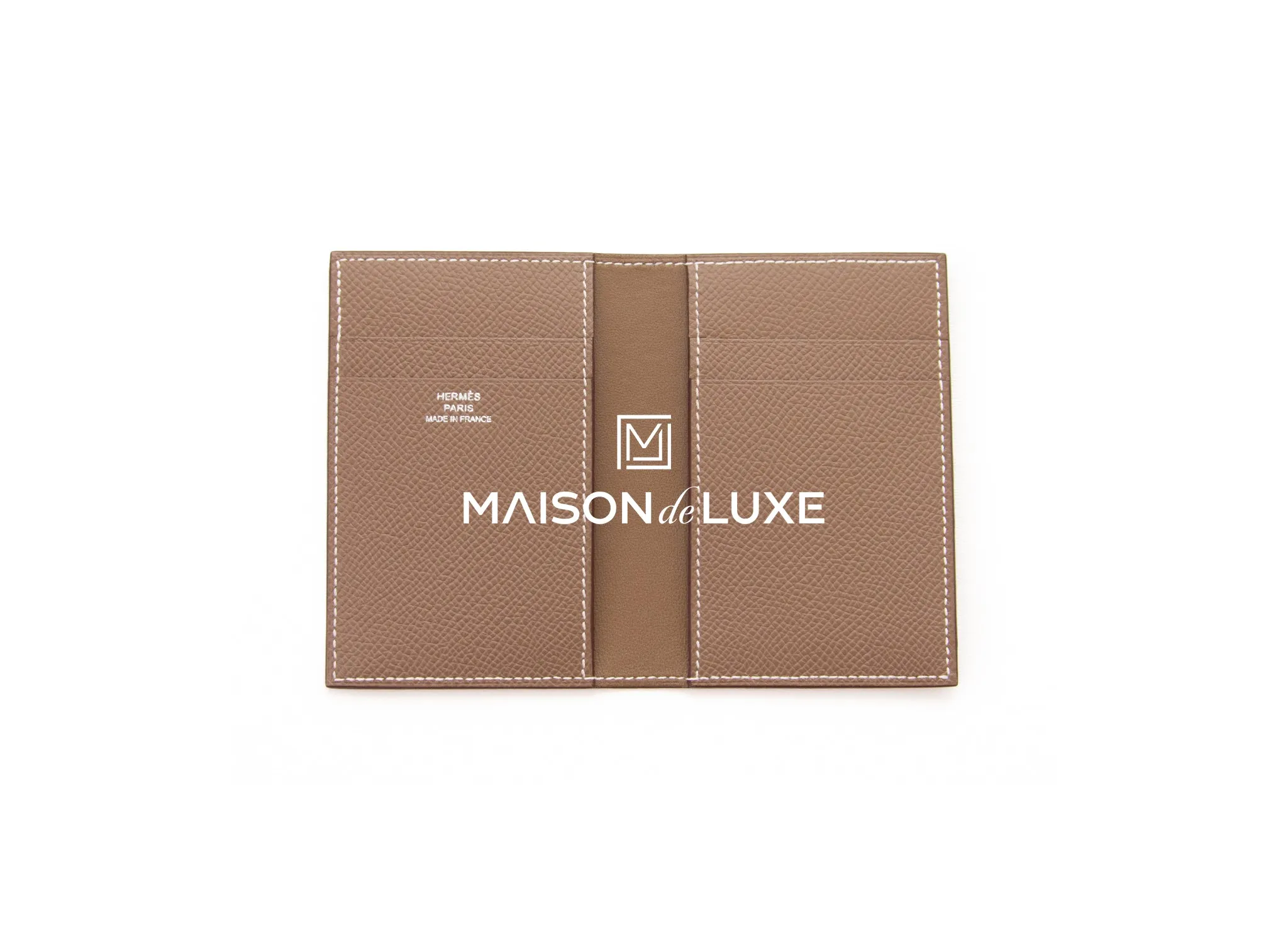 Hermes MC2 Euclide Card Holder Etoupe