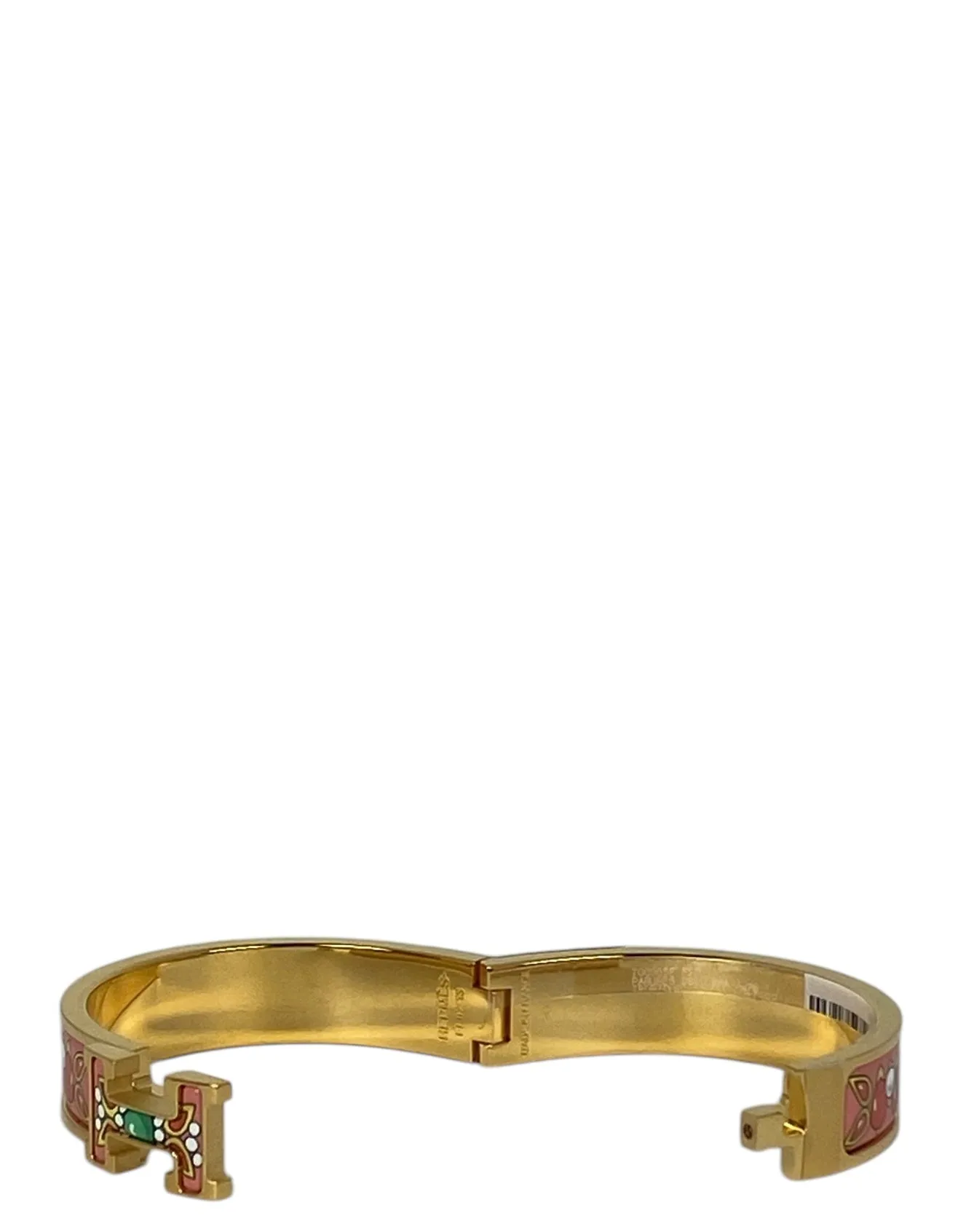 Hermes Tropique/Gold Narrow H Clic Clac PM