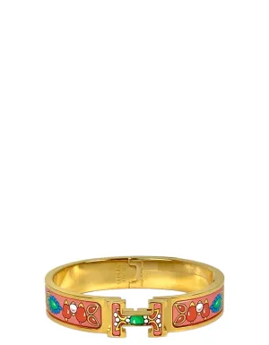 Hermes Tropique/Gold Narrow H Clic Clac PM