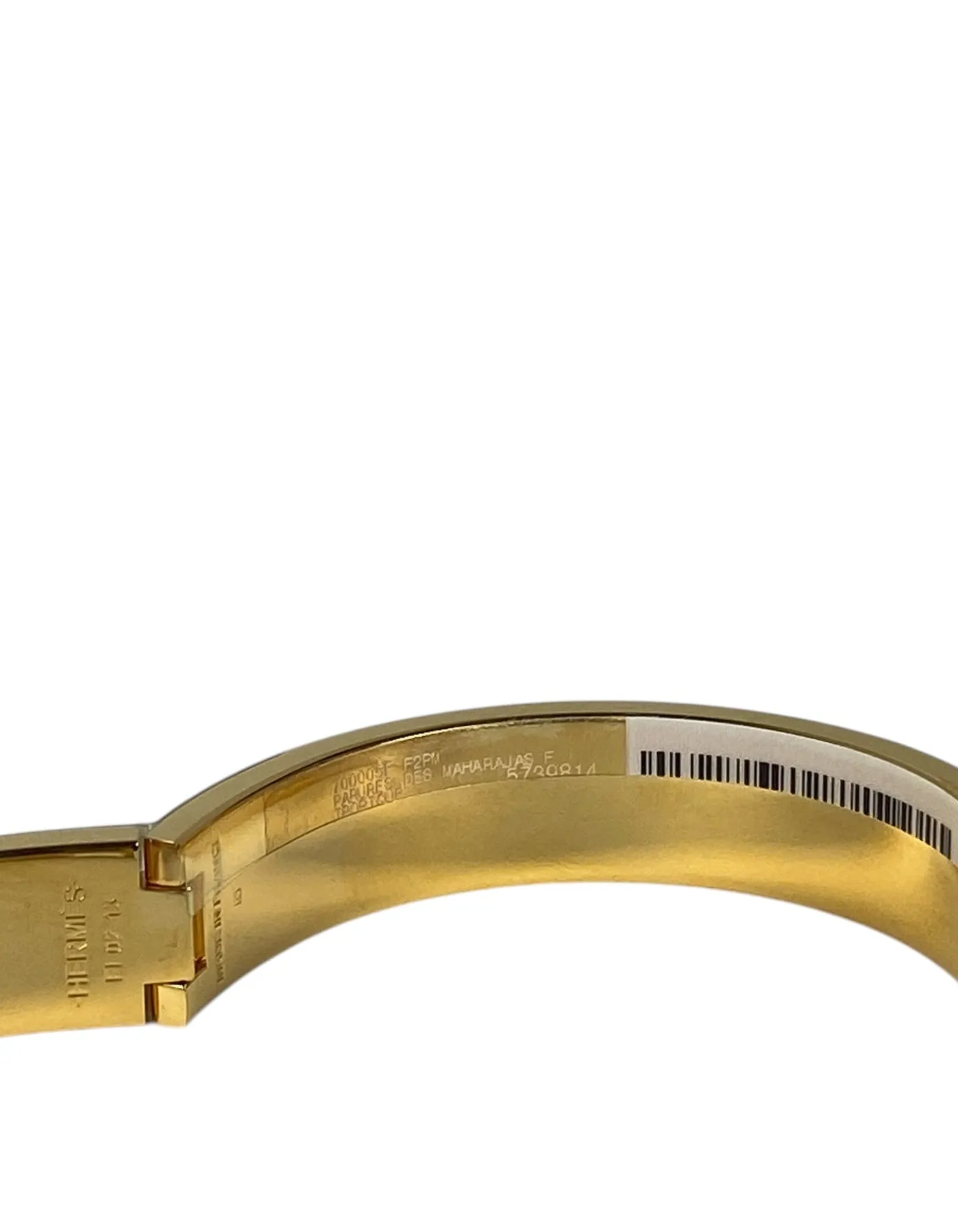 Hermes Tropique/Gold Narrow H Clic Clac PM
