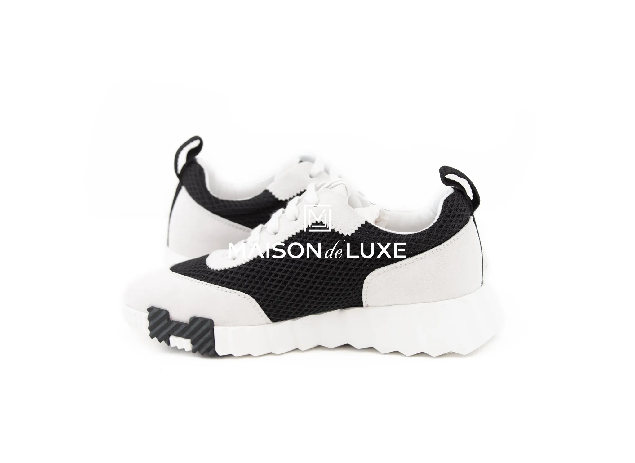 Hermes Women's Black Bouncing 35 Sneaker