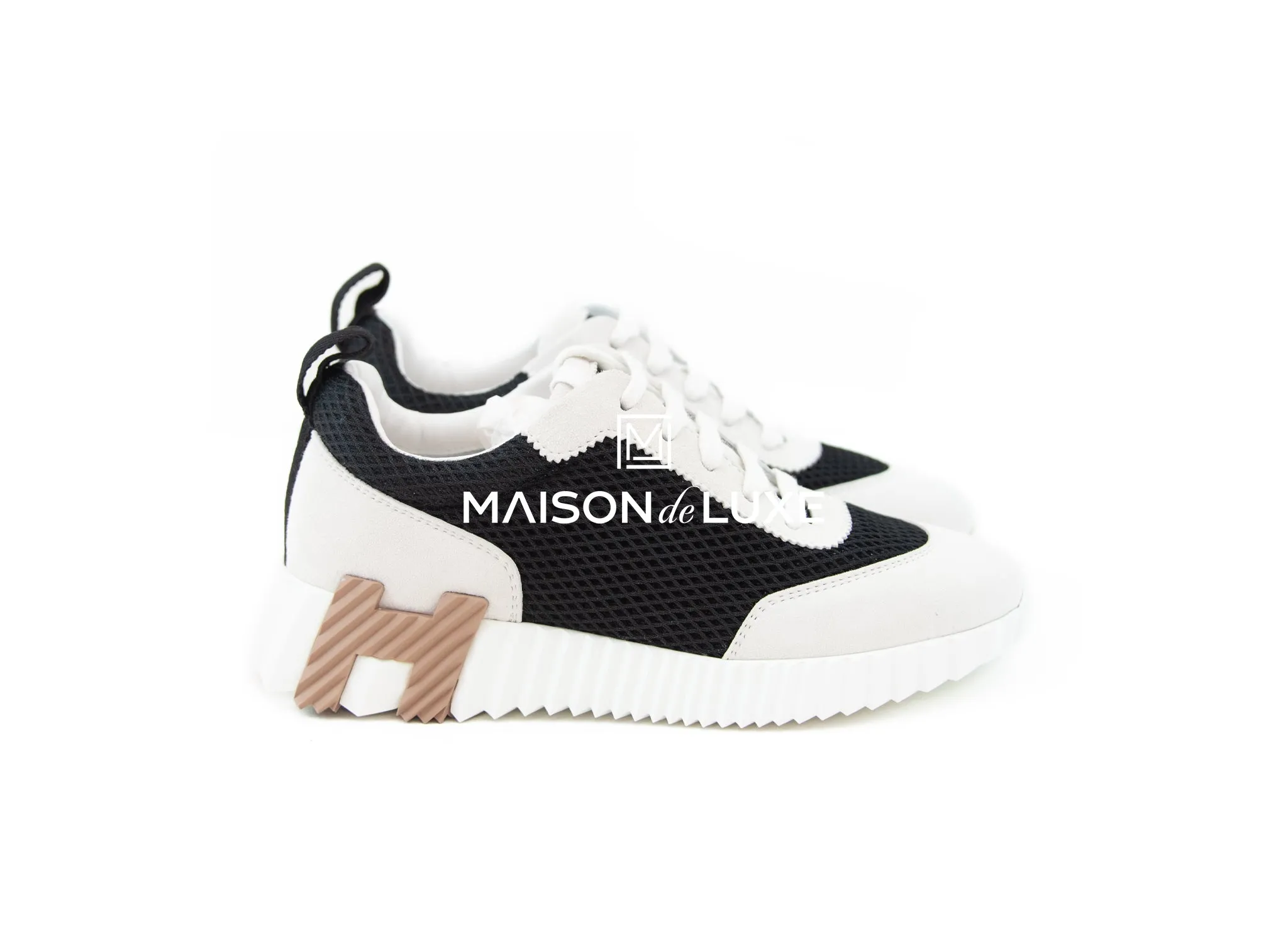 Hermes Women's Black Bouncing 35 Sneaker