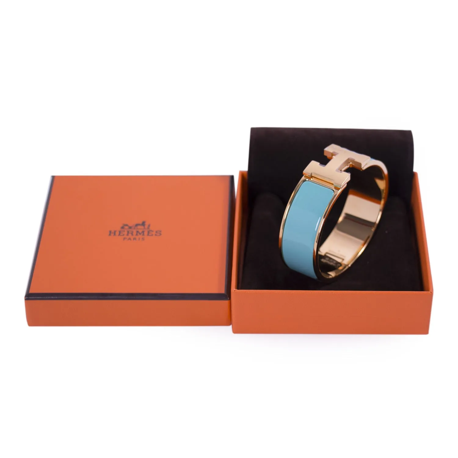 Hermès H Clic Clac Enamel Bracelet