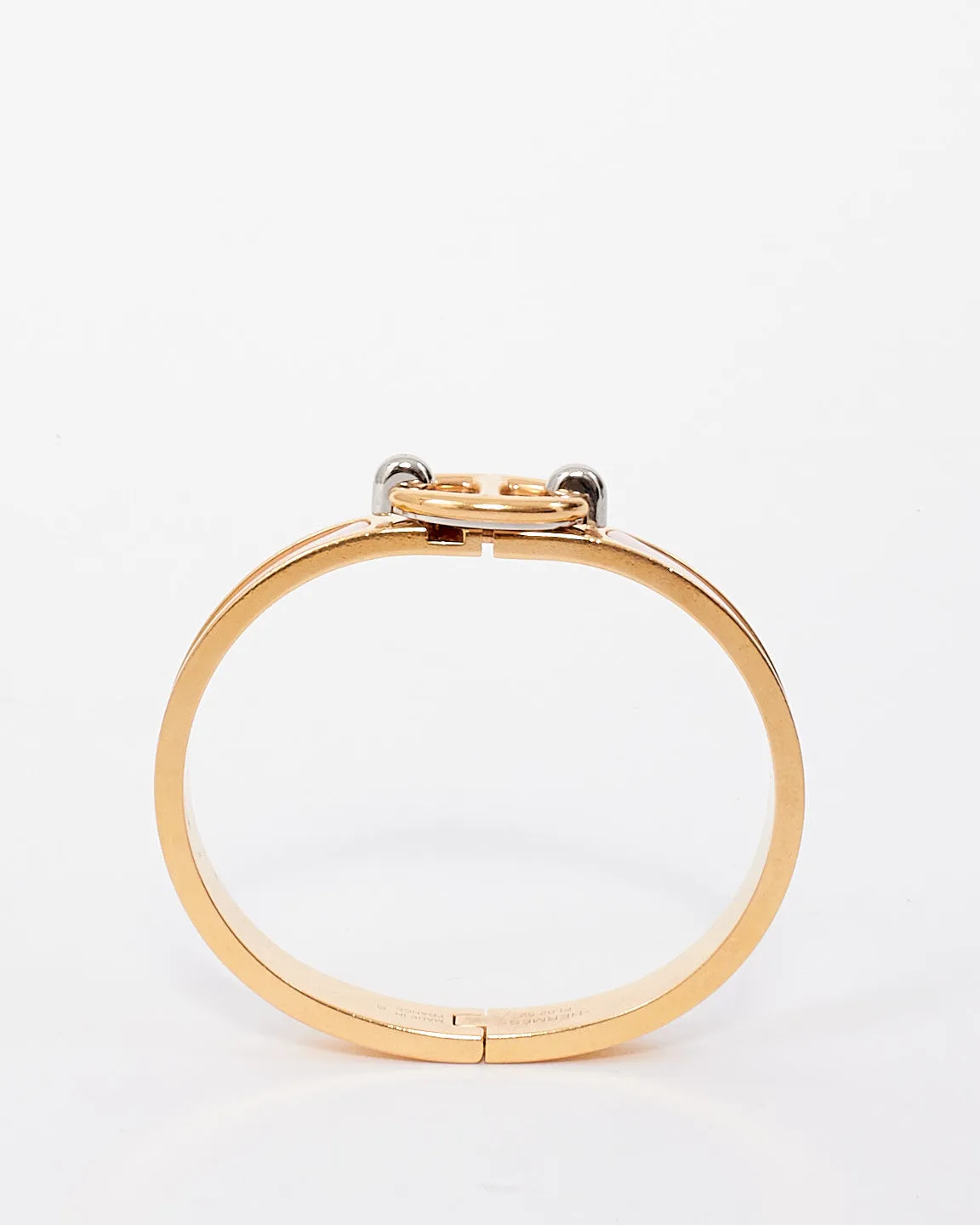 Hermès Pink Clic Chaine d'Ancre Bracelet - PM