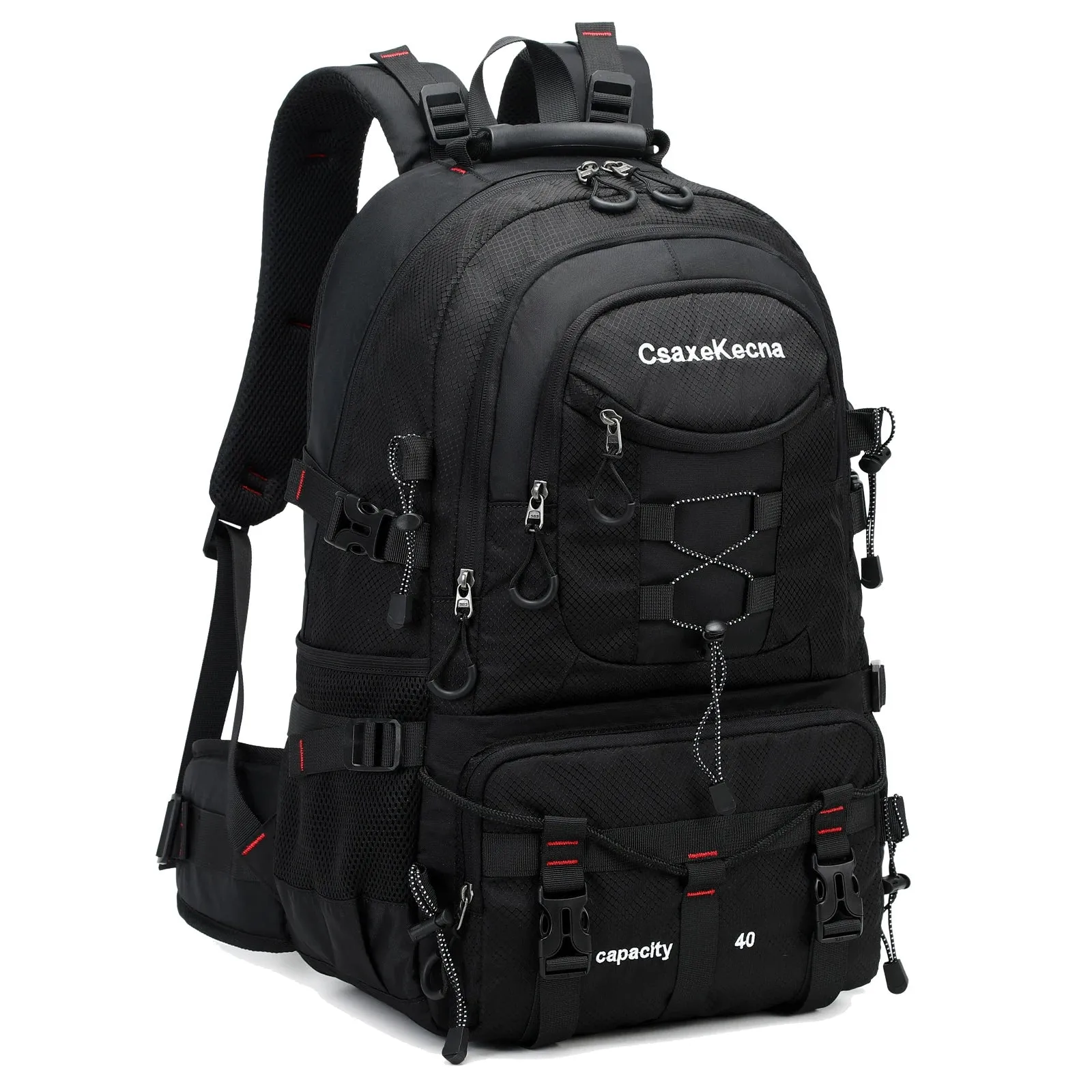 Hiking backpack, outdoor camping backpack, 40L waterproof sports mountaineering bag, men's and women's travel backpack