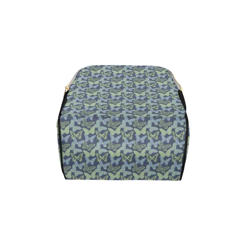 Holly Green and Blue Butterfly Backpack