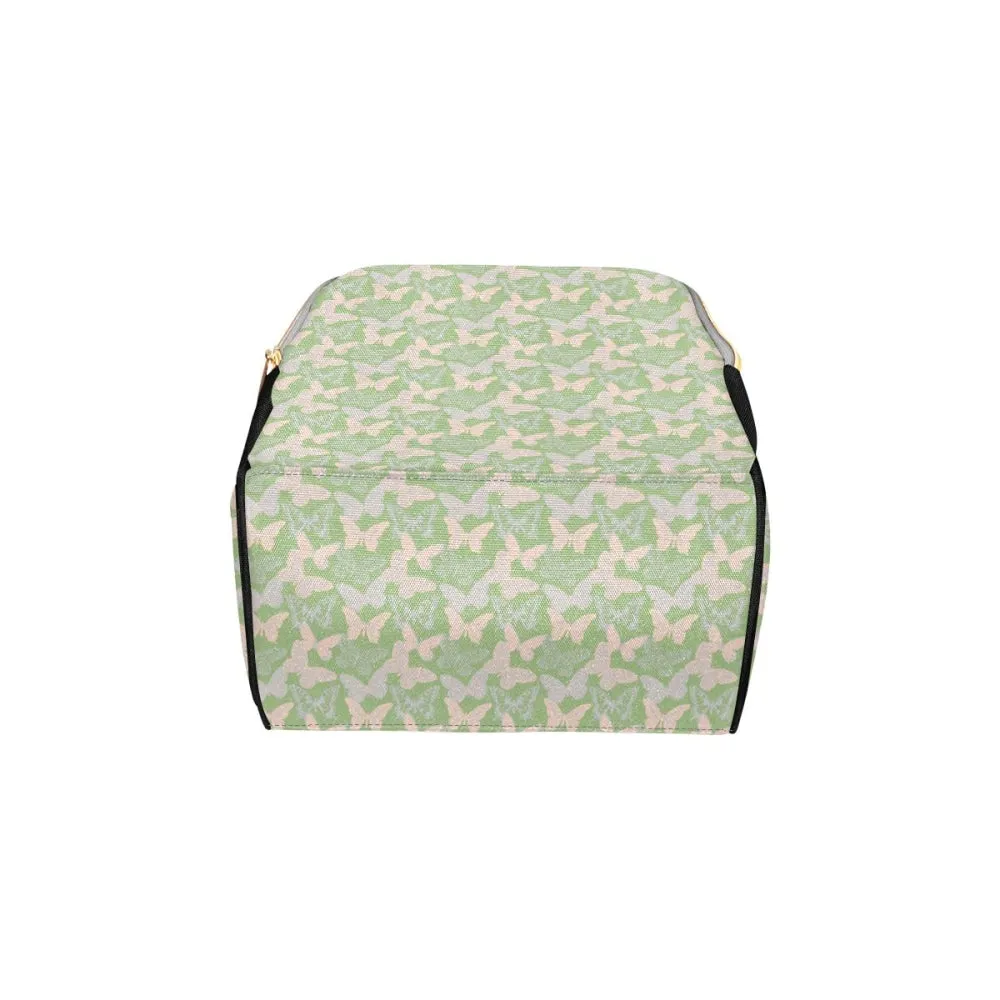 Holly Green and Pink Butterfly Backpack