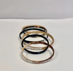 Horn Bracelets, Set of 6