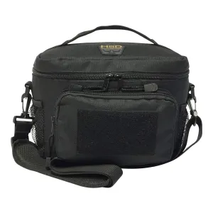 HSD Tactical Lunch Bag - Insulated Cooler, Lunch Box with MOLLE/PALS Webbing, Adjustable Padded Shoulder Strap, for Adults and Kids (Black)