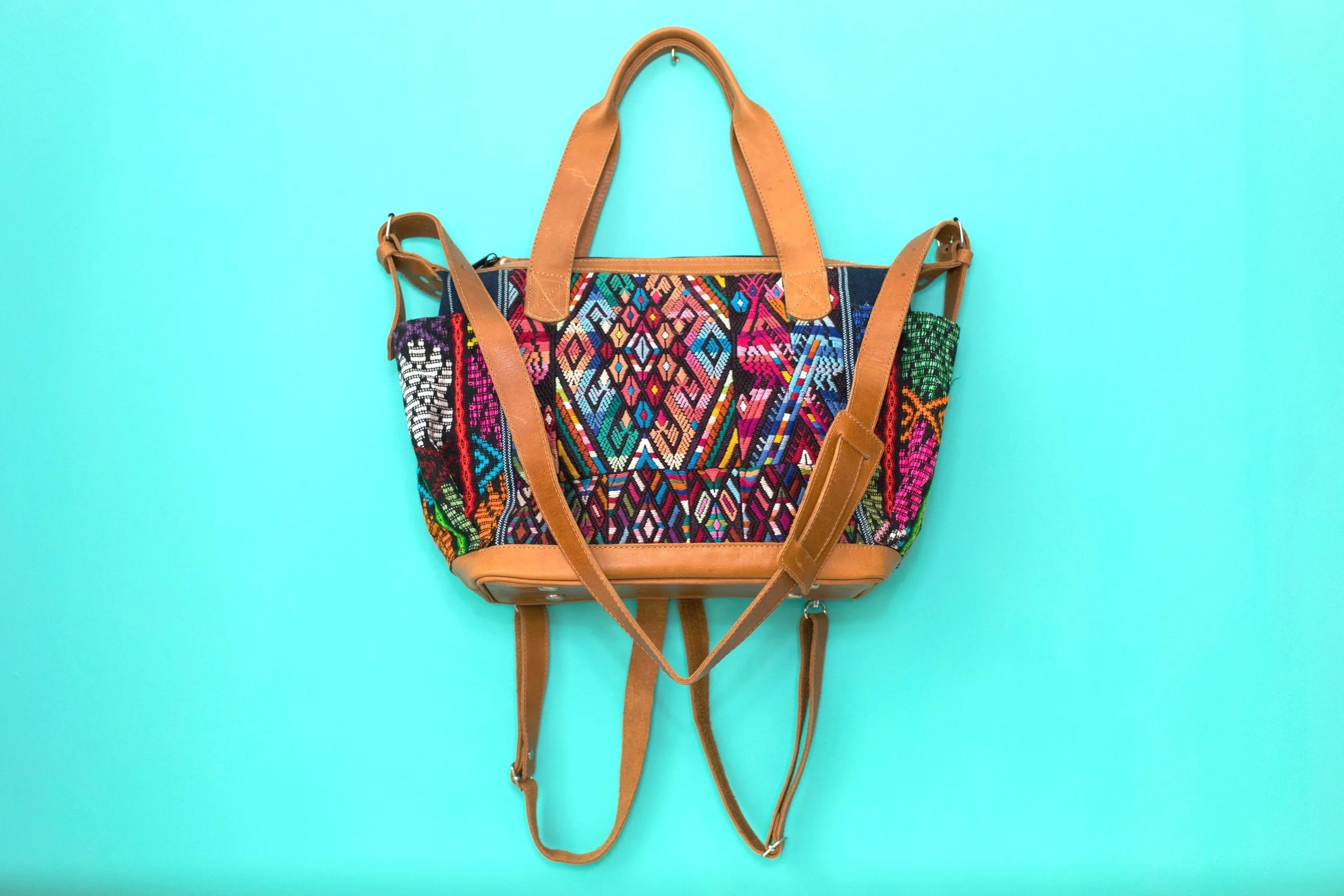 Huipil Chameleon Diaper Bag back pack day bag purse cdb Cross Body (medium) #012