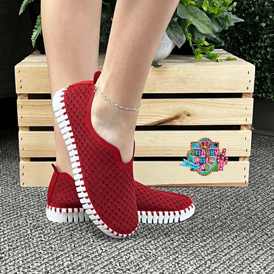 Ilse Jacobsen Flats - Deep Red