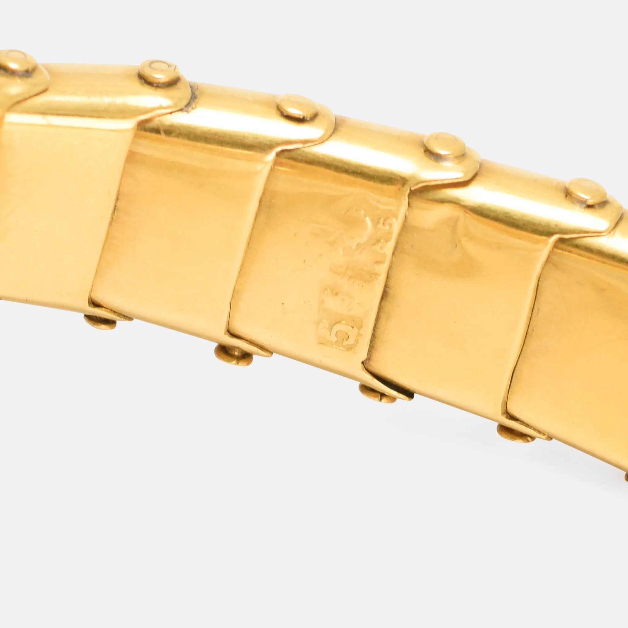 Imperial Russian Diamond Snake Bracelet