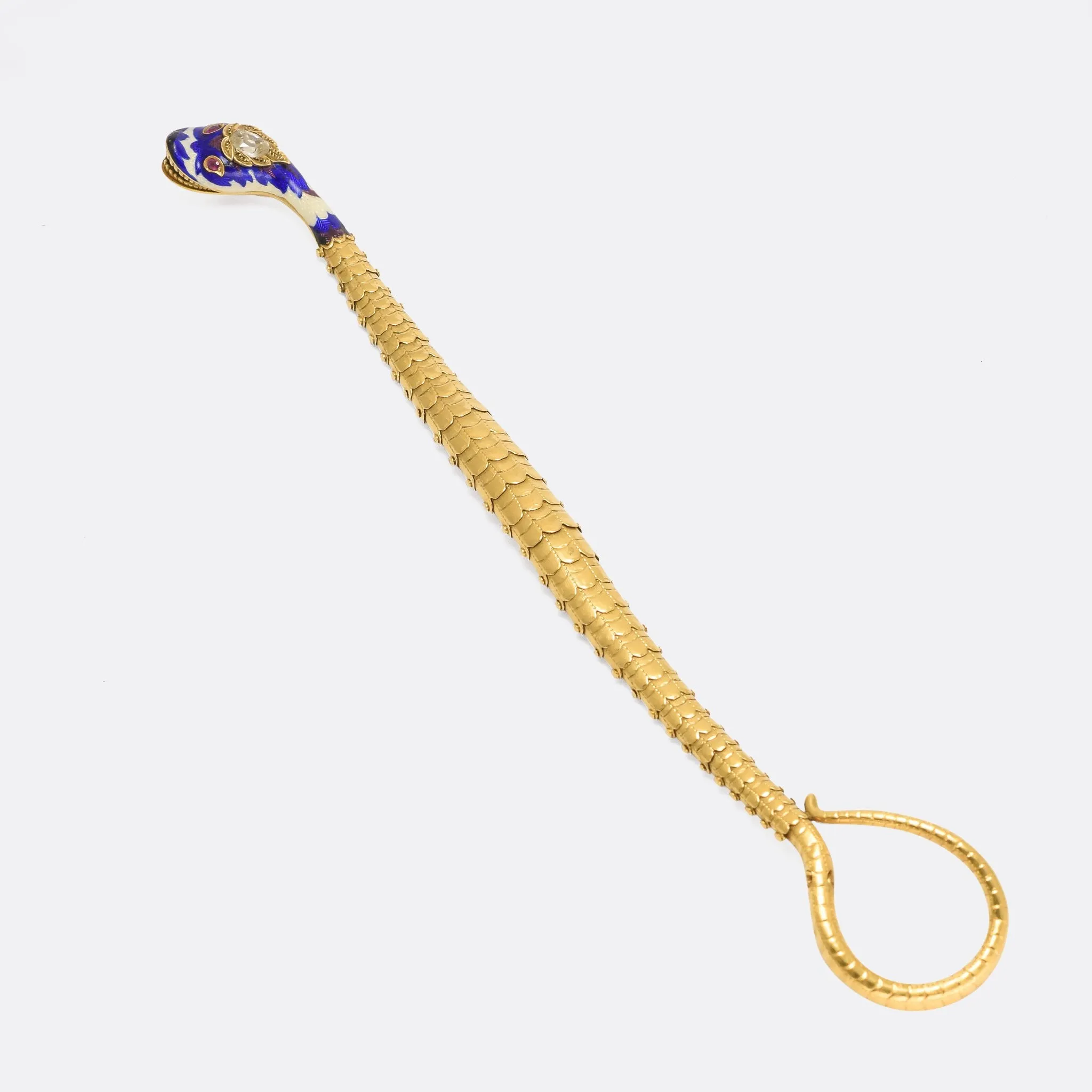 Imperial Russian Diamond Snake Bracelet