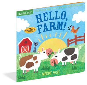 Indestructibles Book - Hello Farm