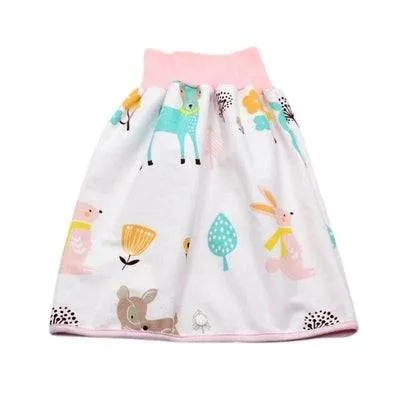 Infant Waterproof Diaper Skirt Washable Reusable Urine Pad Shorts