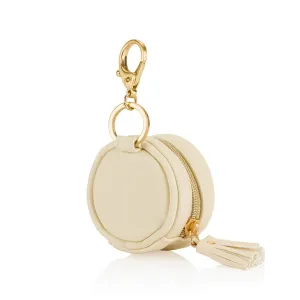 Itzy Ritzy -  Diaper Bag Charm Pod Keychain Milk & Honey