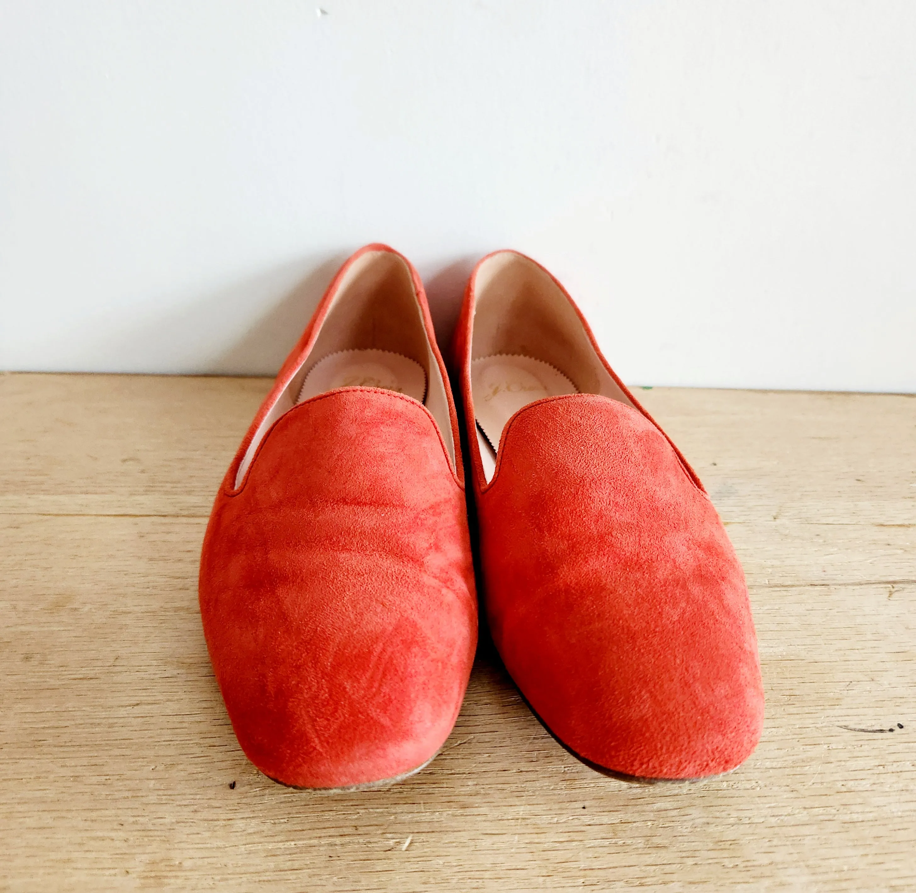 J Crew Suede Flats - size 8