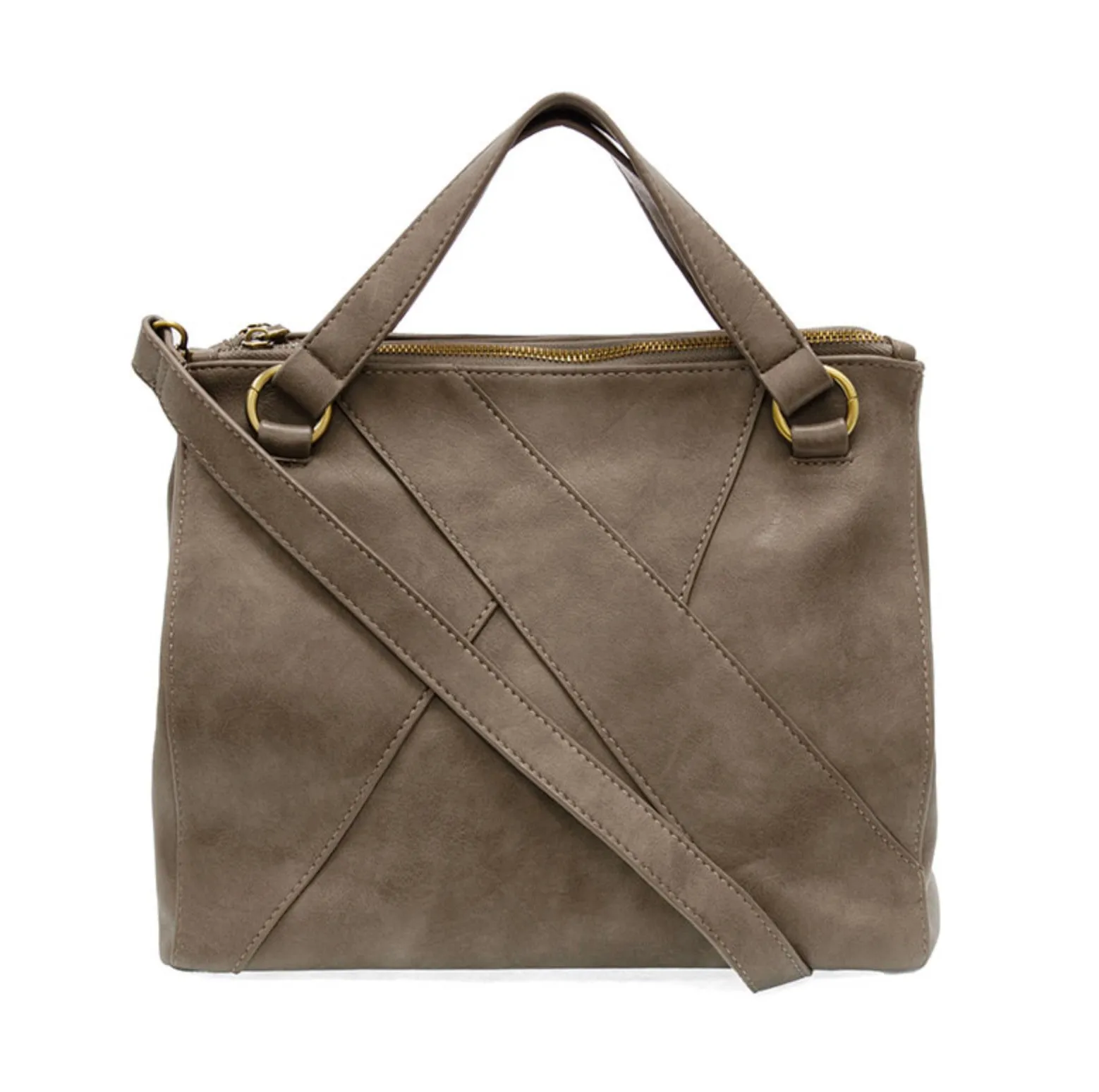 Janet Convertible Crossbody-Dark Taupe