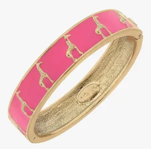 Jasmine Hot Pink Bangle Bracelet