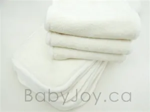 Kawaii Organic Bamboo One Size Inserts - 2 pack