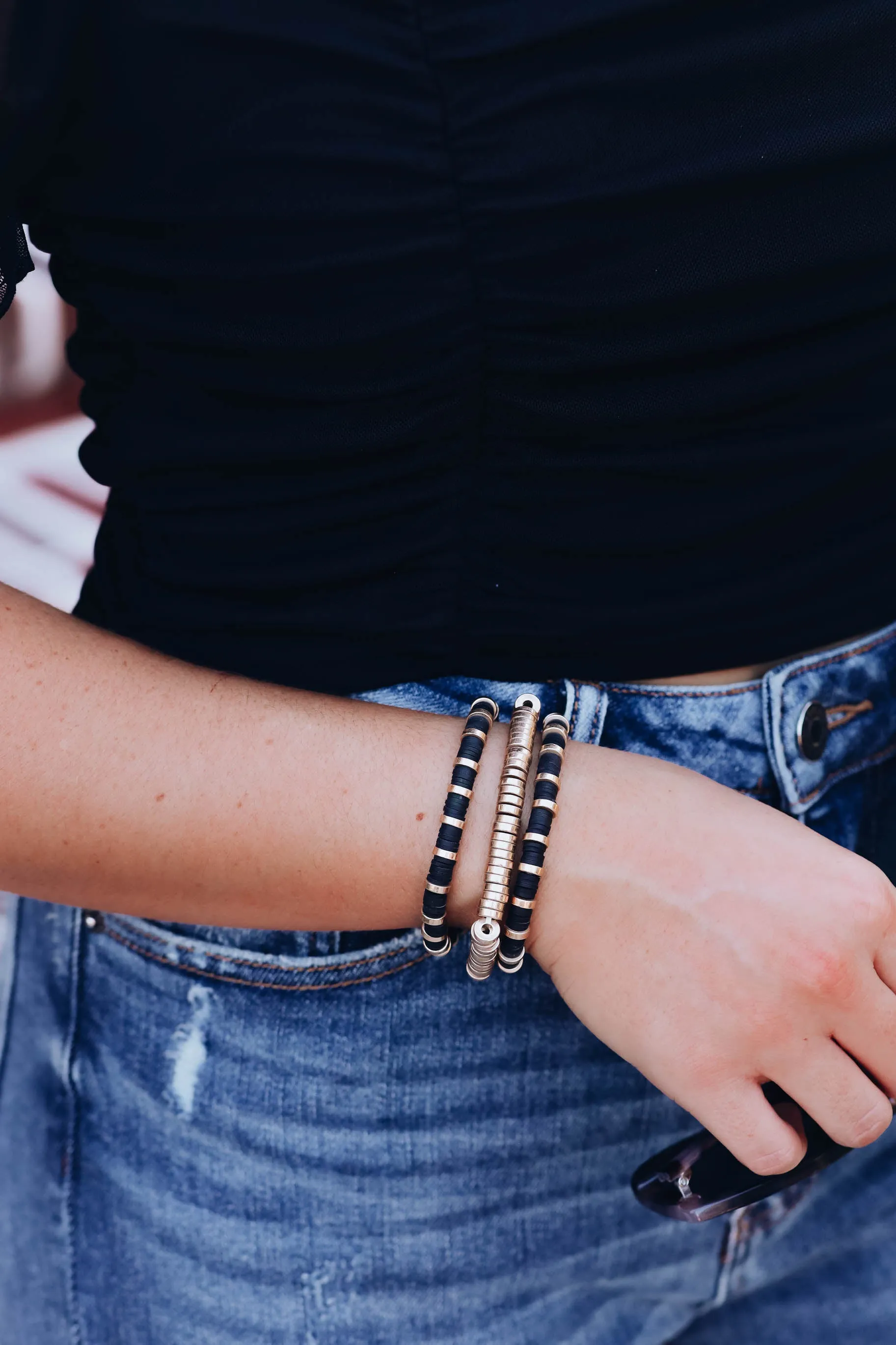 Kewa Bracelet Set - Black