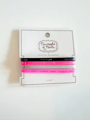 Kingdom Silicone Stretch Bracelets