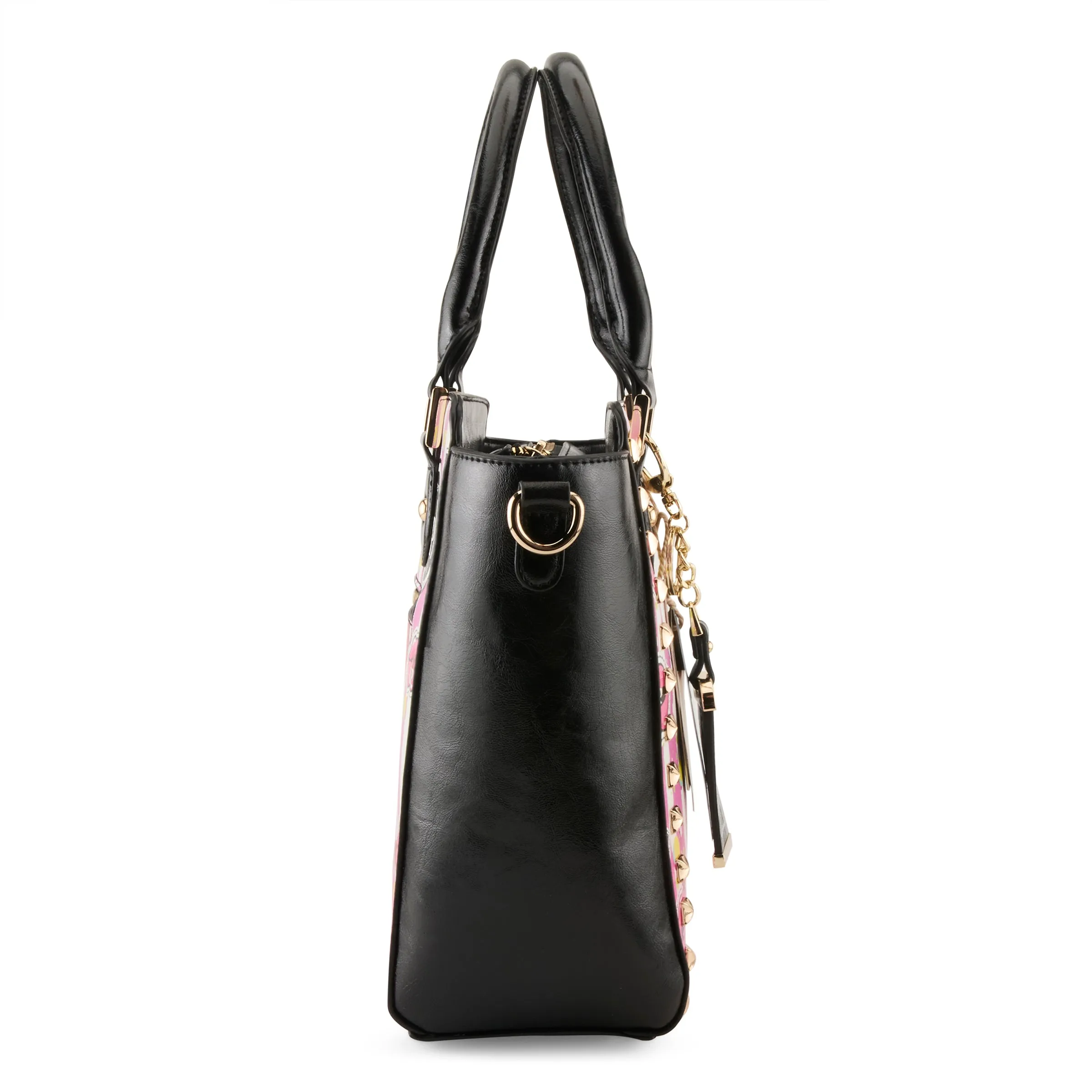 La Philipe Juicy Lips Handbag Satchel Women’s Pu Leather Pink Lp1022 18